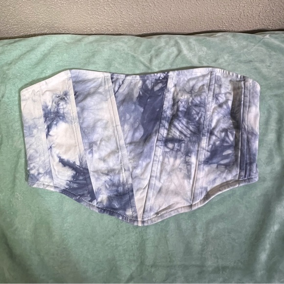 Tie Dye Corset Top - Picture 1 of 4